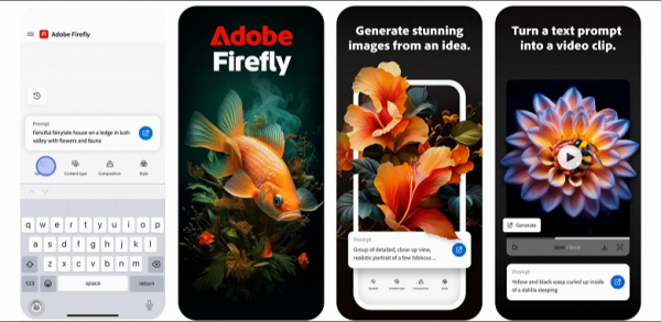 Adobe Firefly теперь доступен на iOS и Android для генерации изображений на ходу