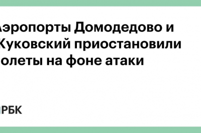 Аэропорты Домодедово и Жуковский приостановили обслуживание рейсов