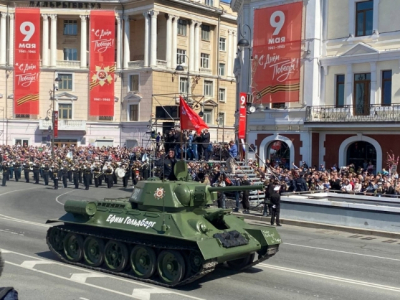 Во Владивостоке объявили график перекрытий дорог из‑за репетиций Парада Победы