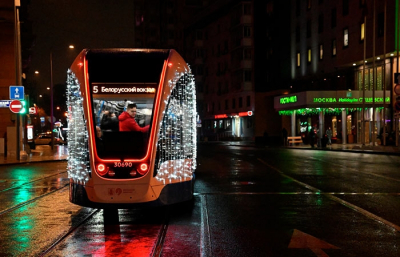 В Москве запустили новую трамвайную линию между Белорусским и Рижским вокзалами